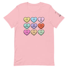 Load image into Gallery viewer, Deaf Community Hearts Tee (100% Cotton)