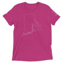 Load image into Gallery viewer, Rhode Island (ASL Outline) Short Sleeve T-shirt