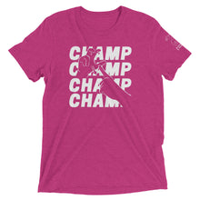 Load image into Gallery viewer, CHAMP - Short Sleeve Tee (White Ink - Triblend)