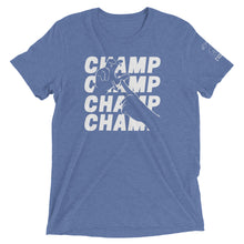 Load image into Gallery viewer, CHAMP - Short Sleeve Tee (White Ink - Triblend)