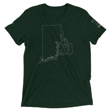 Load image into Gallery viewer, Rhode Island (ASL Outline) Short Sleeve T-shirt