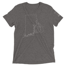 Load image into Gallery viewer, Rhode Island (ASL Outline) Short Sleeve T-shirt