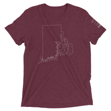 Load image into Gallery viewer, Rhode Island (ASL Outline) Short Sleeve T-shirt