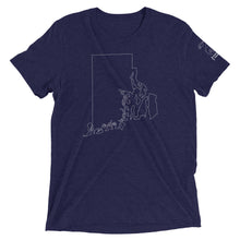 Load image into Gallery viewer, Rhode Island (ASL Outline) Short Sleeve T-shirt