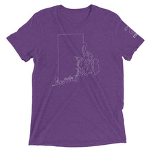 Load image into Gallery viewer, Rhode Island (ASL Outline) Short Sleeve T-shirt