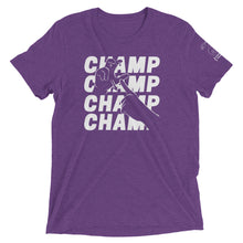 Load image into Gallery viewer, CHAMP - Short Sleeve Tee (White Ink - Triblend)