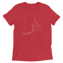 Load image into Gallery viewer, Rhode Island (ASL Outline) Short Sleeve T-shirt