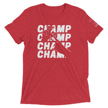 Load image into Gallery viewer, CHAMP - Short Sleeve Tee (White Ink - Triblend)