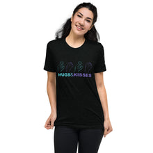 Load image into Gallery viewer, HUGS &amp; KISSES Short Sleeve Tee (Triblend)