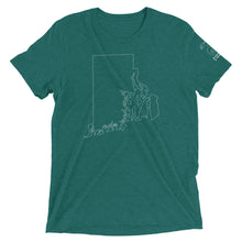 Load image into Gallery viewer, Rhode Island (ASL Outline) Short Sleeve T-shirt