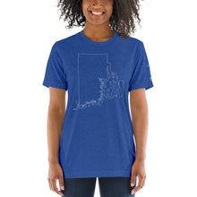 Load image into Gallery viewer, Rhode Island (ASL Outline) Short Sleeve T-shirt