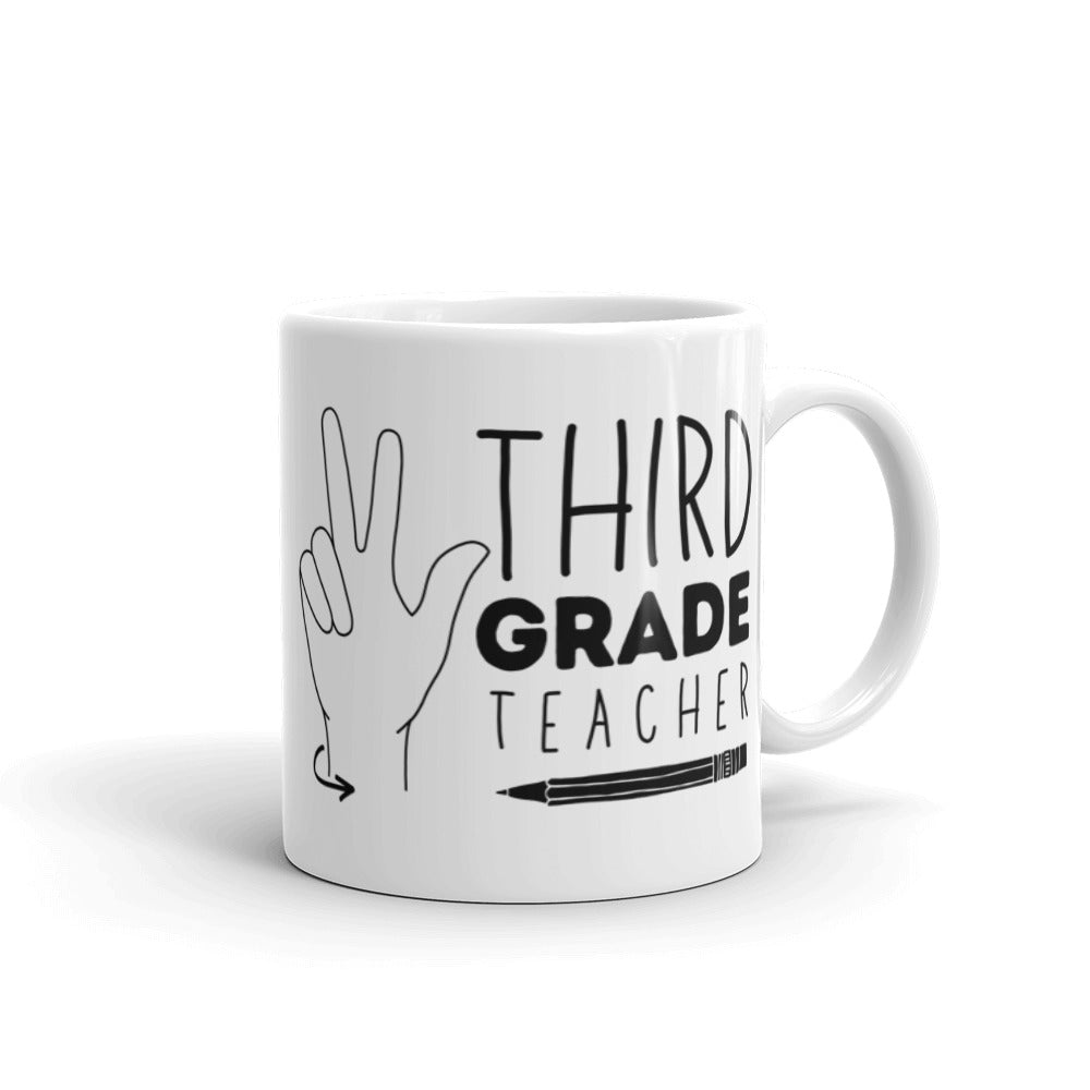 THIRD GRADE TEACHER Mug