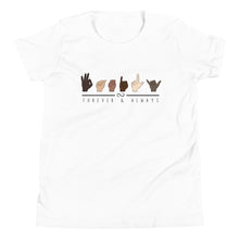 Load image into Gallery viewer, FAMILY Youth Short Sleeve Tee (with skin tones)