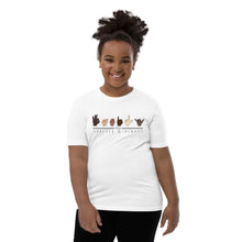 Load image into Gallery viewer, FAMILY Youth Short Sleeve Tee (with skin tones)
