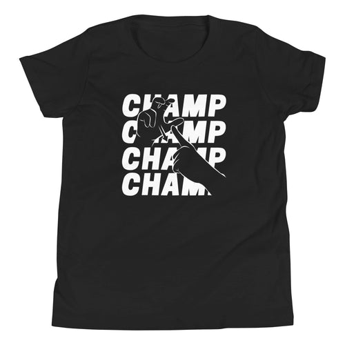 CHAMP - Youth Short Sleeve Tee (White Ink)