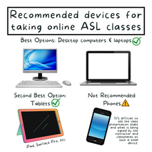 Load image into Gallery viewer, ASL 302 Online Classes