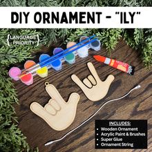 Load image into Gallery viewer, DIY Ornament - ILY