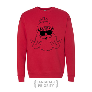 Hip Santa - Crew Neck (Adult)