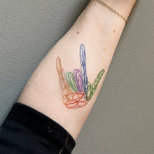 Load image into Gallery viewer, ILY - Temporary Tattoo