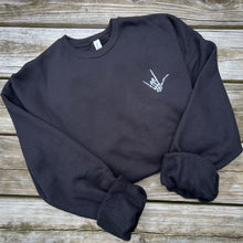 Load image into Gallery viewer, &quot;Love You to Death&quot; Embroidered Crew Neck Sweatshirt