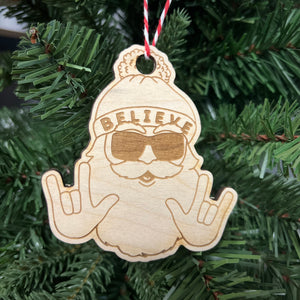 "Hip Santa" Ornament