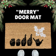 Load image into Gallery viewer, &quot;Merry&quot; Door Mat