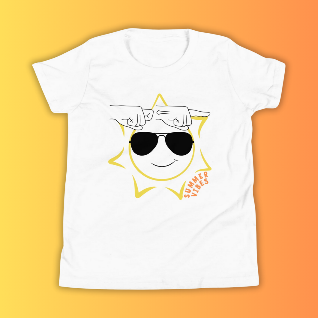 Summer Vibes (ASL) Youth Short Sleeve Tee