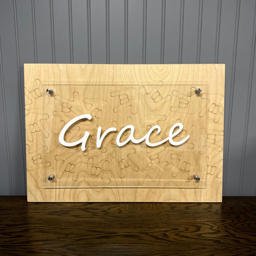 Personalized 3D Acrylic Name Plate Sign
