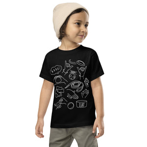 Dog Lovers Toddler Tee (White Ink)