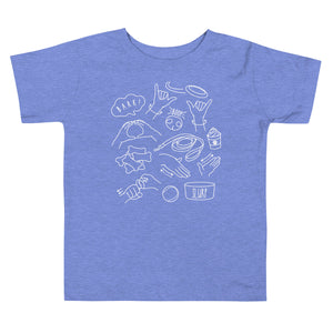 Dog Lovers Toddler Tee (White Ink)