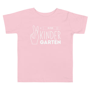 "K is for Kindergarten" Toddler Tee