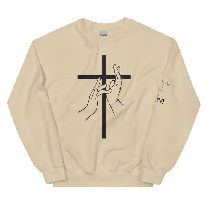 Jesus (ASL) Crew Neck Sweatshirt