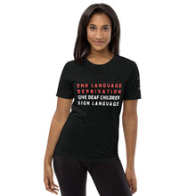 Load image into Gallery viewer, &quot;End Language Deprivation&quot; Short Sleeve Tee
