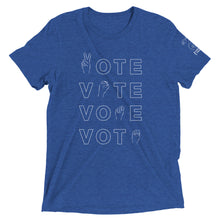 Load image into Gallery viewer, V-O-T-E (Fingerspelled) Short Sleeve Tee