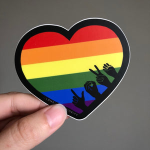 L-O-V-E (Pride) Sticker