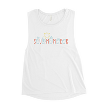 Load image into Gallery viewer, SUMMER VIBES Flowy Scoop Muscle Tank