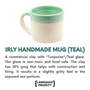IRLY Handmade Mug (Teal)