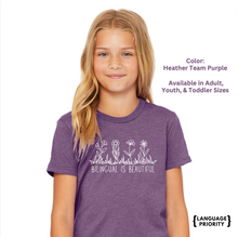 Load image into Gallery viewer, &quot;Bilingual is Beautiful&quot; - Youth Short Sleeve Tee