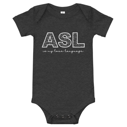 “ASL is my Love Language” Infant Bodysuit/Onesie