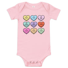 Load image into Gallery viewer, Deaf Community Hearts Onesie