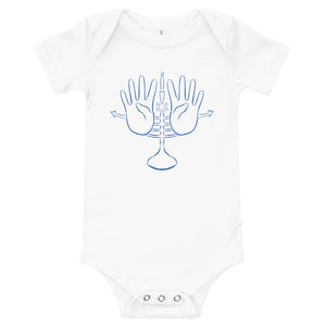 HANUKKAH (ASL) Baby Short Sleeve Onesie