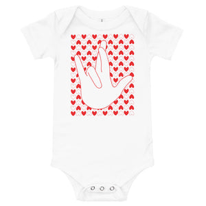 "I Really Love You" (IRLY + Hearts) Infant Onesie/Bodysuit