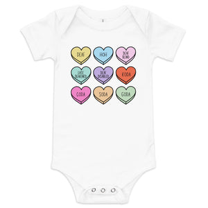 Deaf Community Hearts Onesie