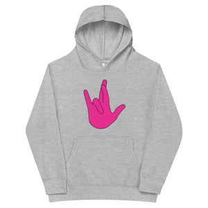 "I Really Love You" (IRLY) Kids Fleece Hoodie