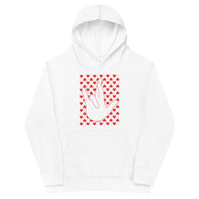 Load image into Gallery viewer, &quot;I Really Love You&quot; (IRLY + Hearts) Kids Fleece Hoodie