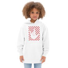 Load image into Gallery viewer, &quot;I Really Love You&quot; (IRLY + Hearts) Kids Fleece Hoodie