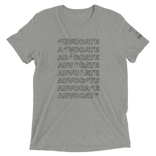 ADVOCATE (Black Font) Short Sleeve T-shirt
