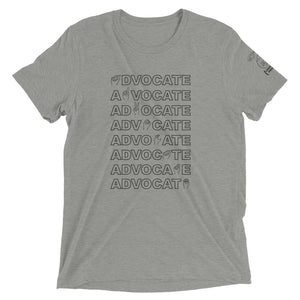 ADVOCATE (Black Font) Short Sleeve T-shirt