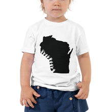 Load image into Gallery viewer, Wisconsin (ASL-Solid) Toddler Short Sleeve Tee