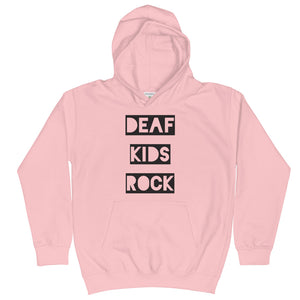 DEAF KIDS ROCK Kids Hoodie